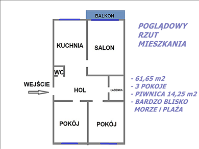 Mieszkanie na sprzedaż, Pucki, Władysławowo gm, Władysławowo, Abrahama