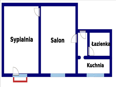 Mieszkanie na sprzedaż, Wodzisławski, Rydułtowy gm, Rydułtowy, Krzyżkowicka