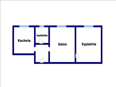 Mieszkanie na sprzedaż, Wodzisławski, Pszów gm, Pszów, Osiedle Kościuszki